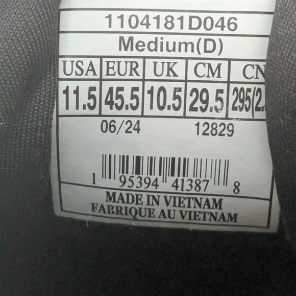 Brooks Ghost Black Running Shoes 11.5 - Picture 8 of 8